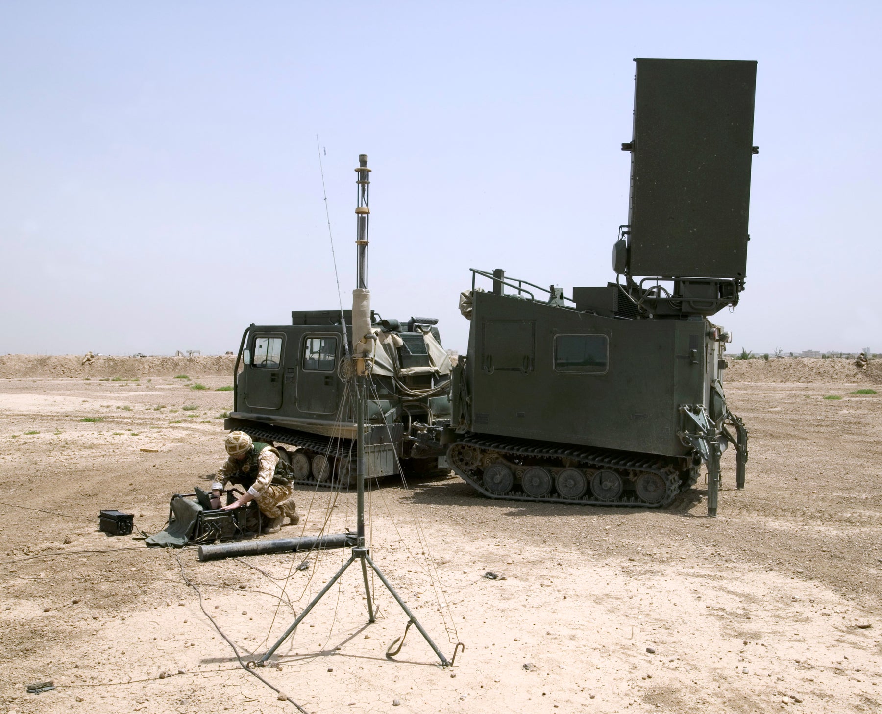 British forces operating in Al Amarah, Maysan Province in June 2004; operational context for the Battle of Danny Boy, not a photograph of the battle