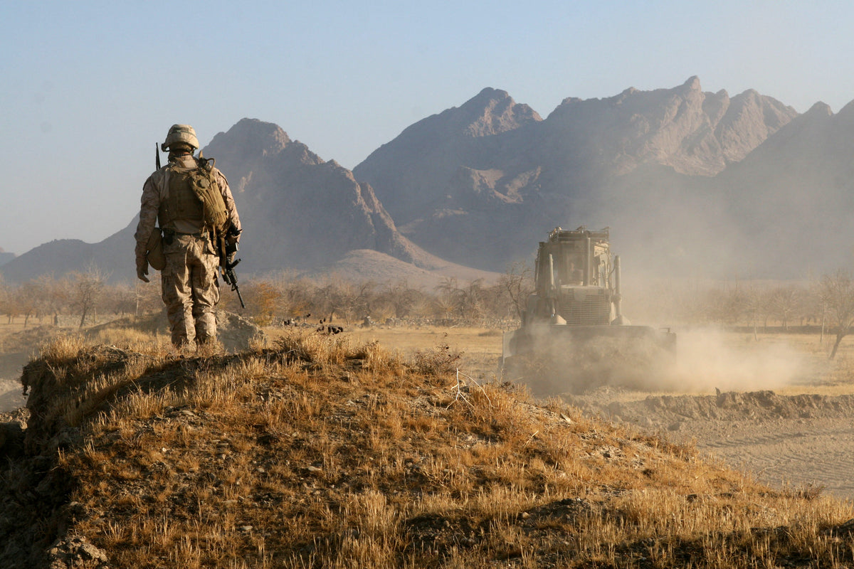 View of Now Zad in Helmand Province during coalition operations in 2009