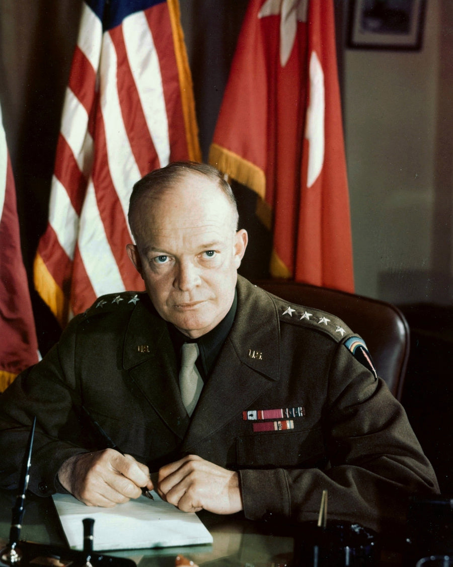 General Dwight D Eisenhower in US Army uniform