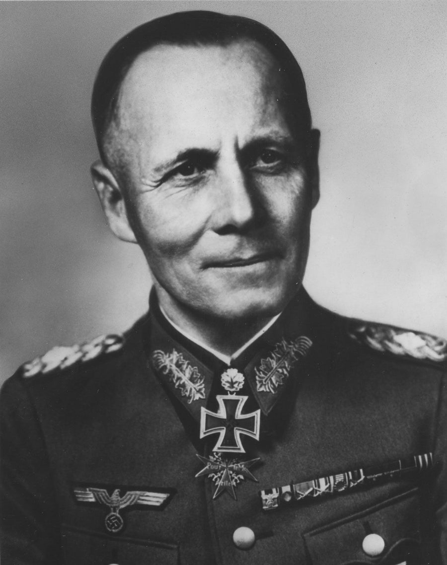 Field Marshal Erwin Rommel in German uniform
