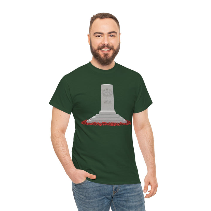 Cenotaph Memorial Tee — Tribute &amp; Remembrance Shirt