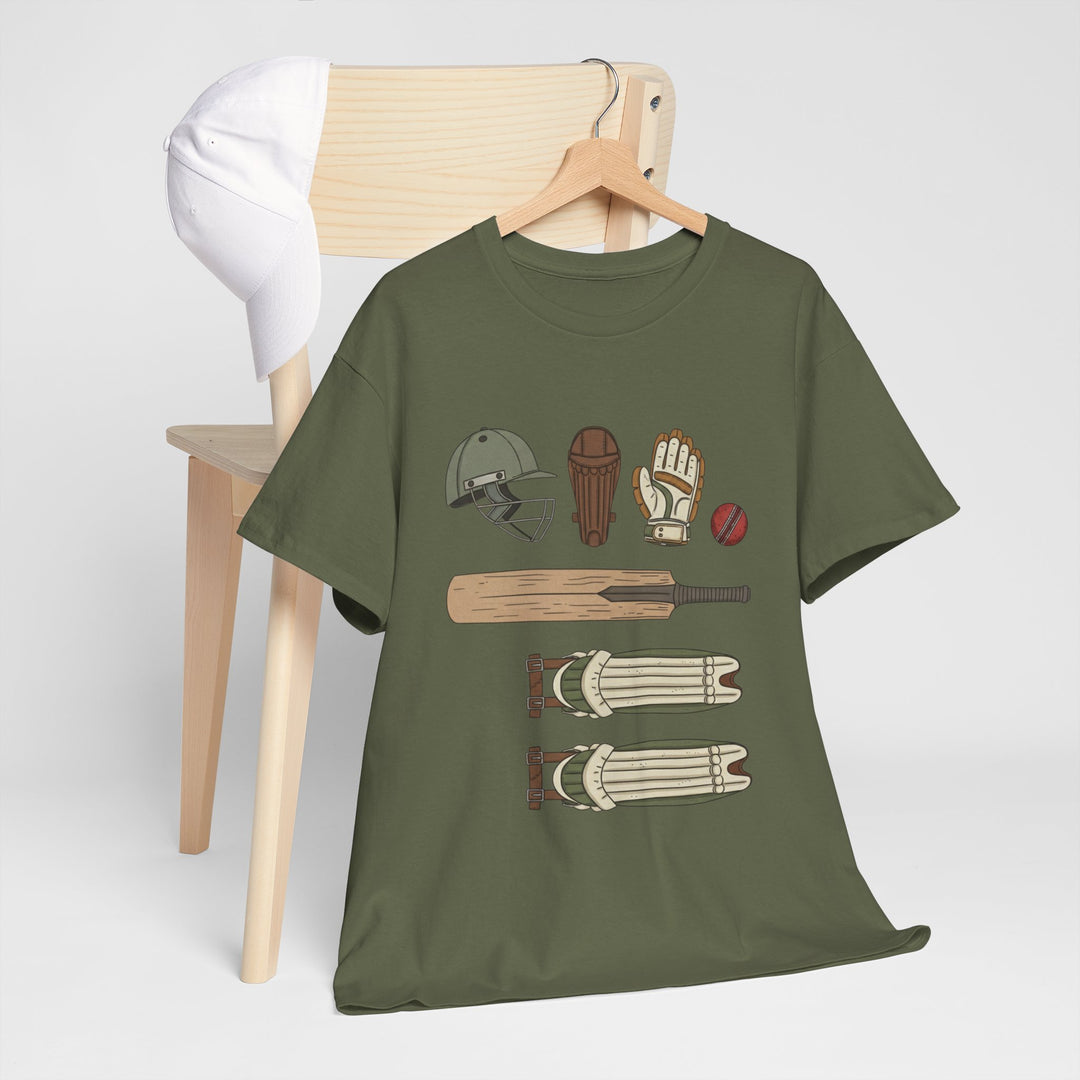 Cricket Gear Tee | Cricket Graphic T-Shirt