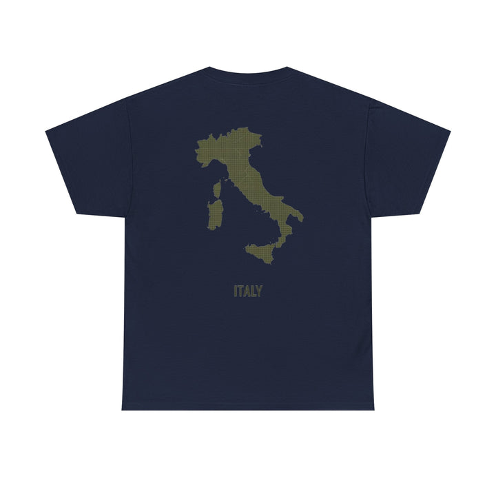 Italy Map Tee — GALLUS Logo Casual Cotton T-Shirt