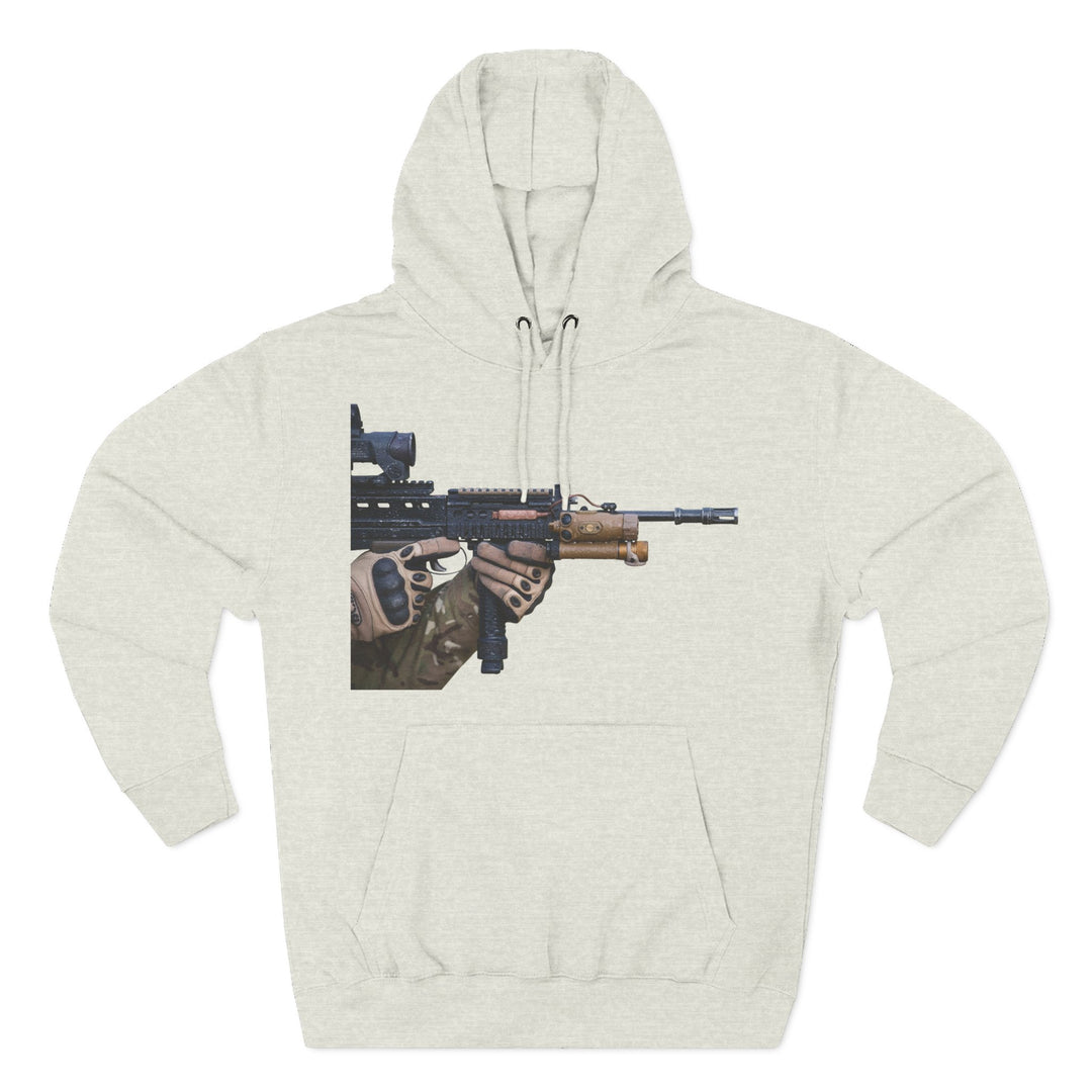 SA80 British Military Rifle Hoodie - Op Herrick Heritage Graphic