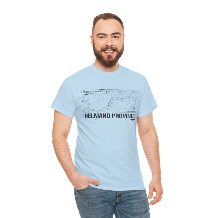 Op Herrick Helmand Province Map T-Shirt - Green Zone Military Graphic Tee