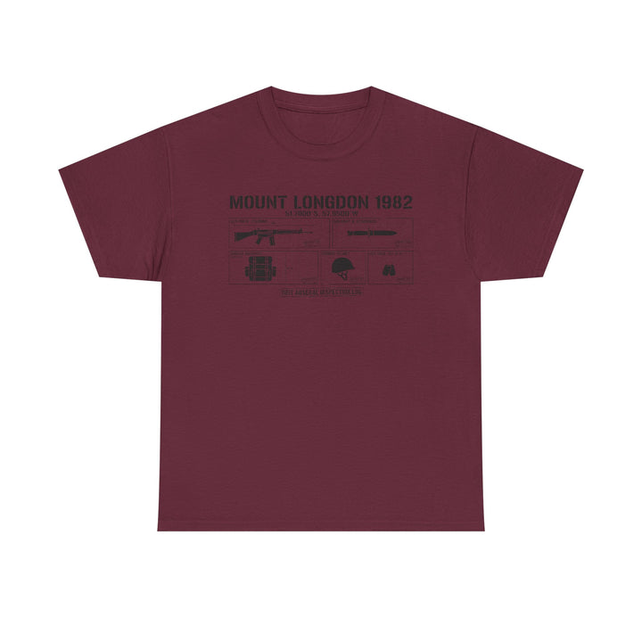 Mount Longdon 1982 T-Shirt — Falklands War Heritage Graphic