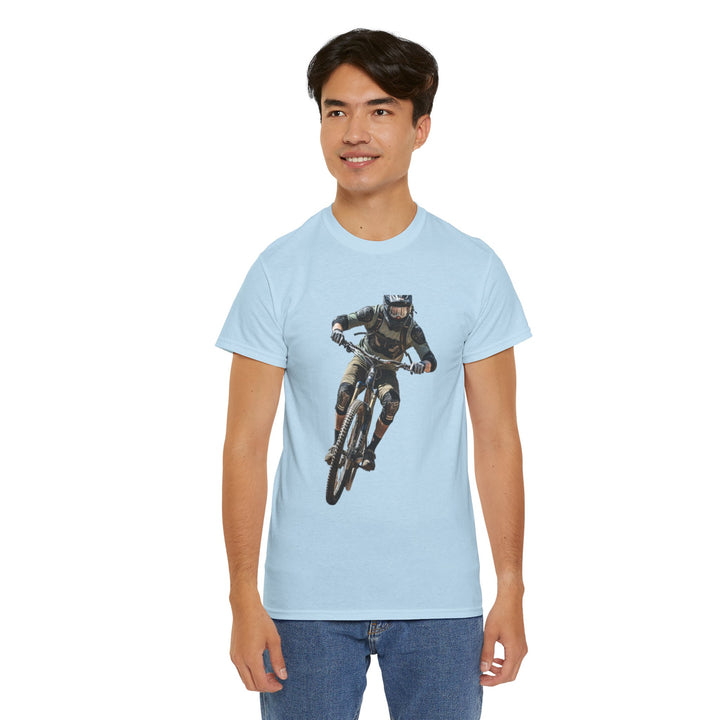 Downhill MTB Rider Graphic Tee