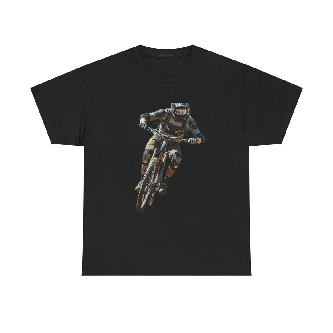 Downhill MTB Rider Graphic Tee