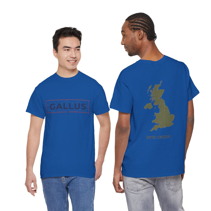 United Kingdom Map Tee — "GALLUS" Streetwear Graphic T-Shirt