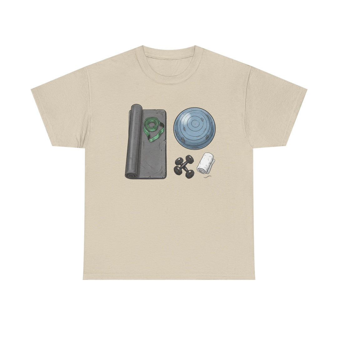 Pilates Kit Tee – soft, breathable cotton designed for Pilates workouts. Comfortable, flexible, and perfect for studio sessions, home practice, or casual wear.