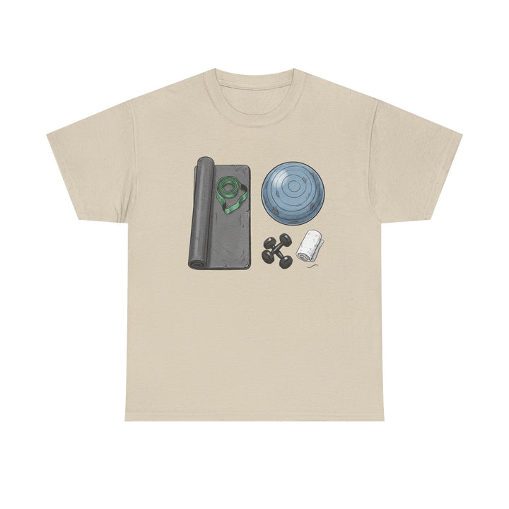 Pilates Kit Tee – soft, breathable cotton designed for Pilates workouts. Comfortable, flexible, and perfect for studio sessions, home practice, or casual wear.