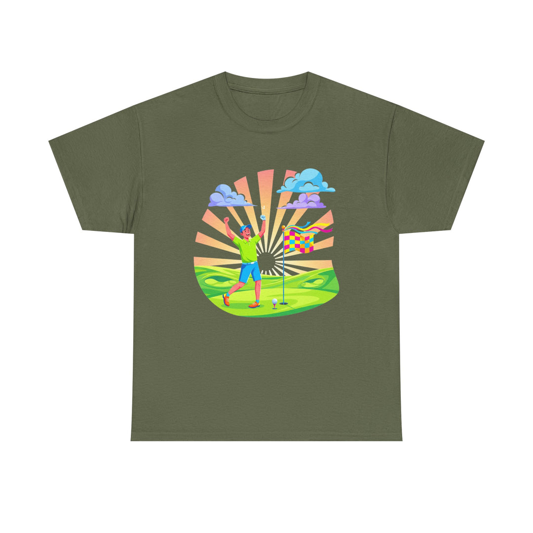 Golf Swing Silhouette Graphic Tee