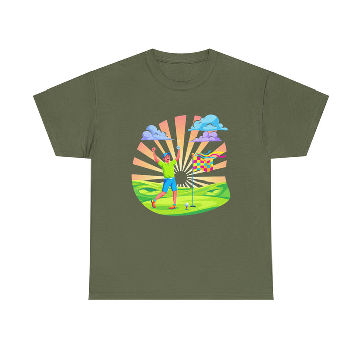 Golf Swing Silhouette Graphic Tee