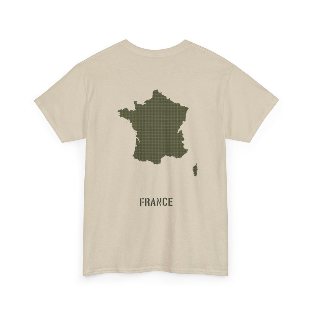 France Map Tee with "GALLUS" Chest Logo
