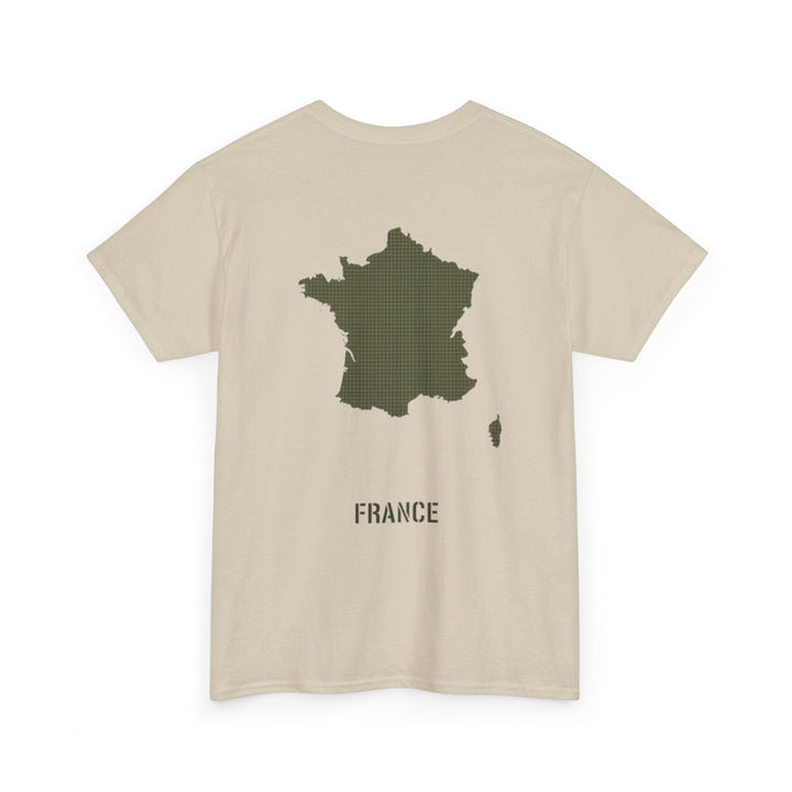France Map Tee with "GALLUS" Chest Logo