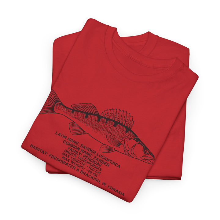 Walleye Fish (Zander) Illustration Tee | Fishing T-Shirt