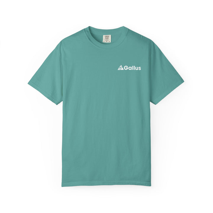 Adventure Series T-Shirt — Gallus Outdoor Graphic Tee (Be Alive • Live Life • Breathe Air • Enjoy Life)