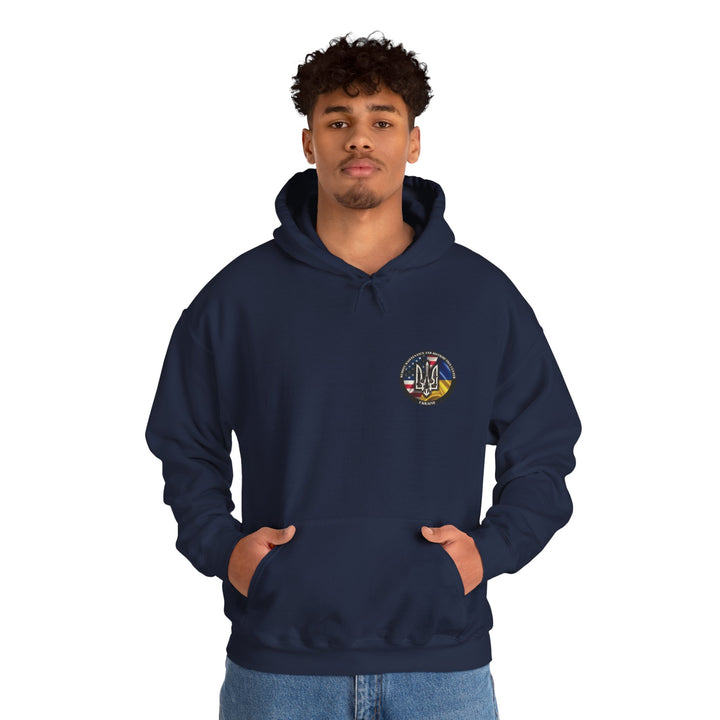 Ukraine Support Hoodie — RDCU US/UKRAINE Design