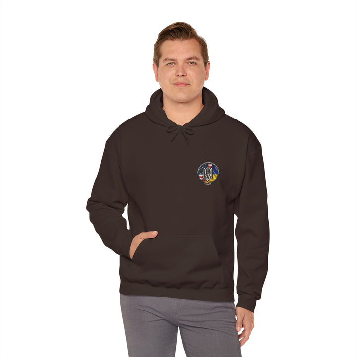 Ukraine Support Hoodie — RDCU US/UKRAINE Design