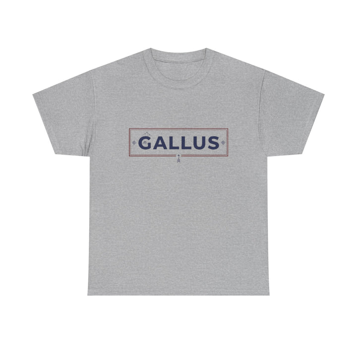Adventure Logo Tee — "GALLUS" Mountain Badge Shirt (Exploring Not Lost)