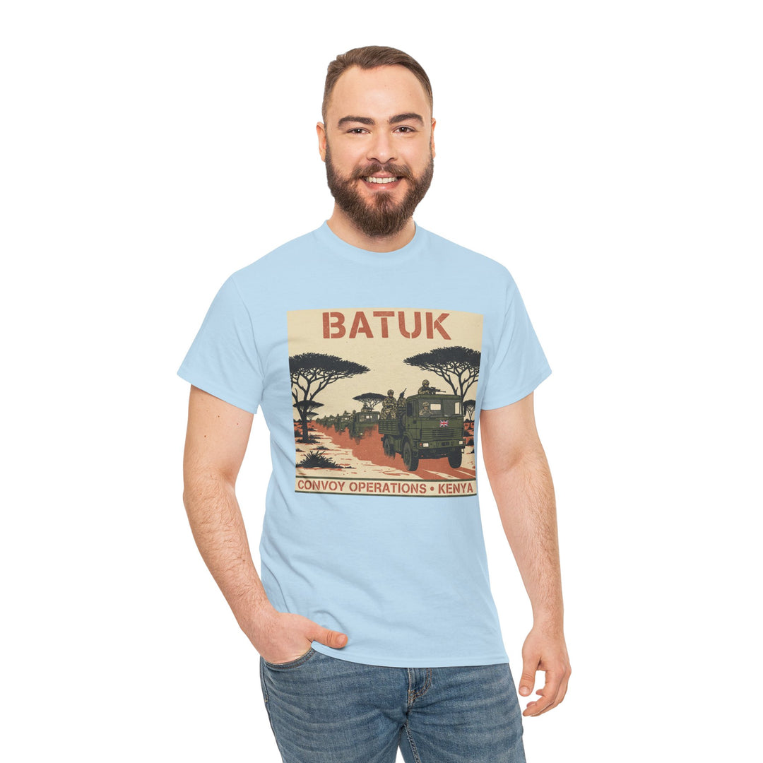 BATUK Convoy Operations Tee — Kenya Vintage Military Travel Graphic T‑Shirt