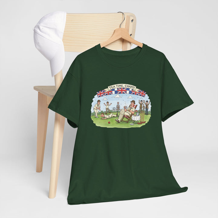 Cricket Tea Time Graphic T-Shirt for Fans