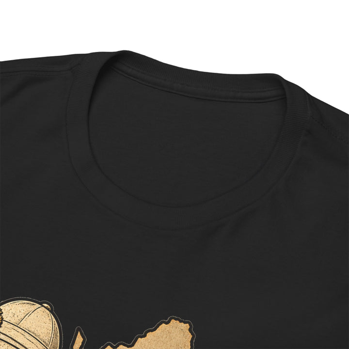 Khaki T-Shirt — “Turns Out Blending In Helps” Military History Humour Tee