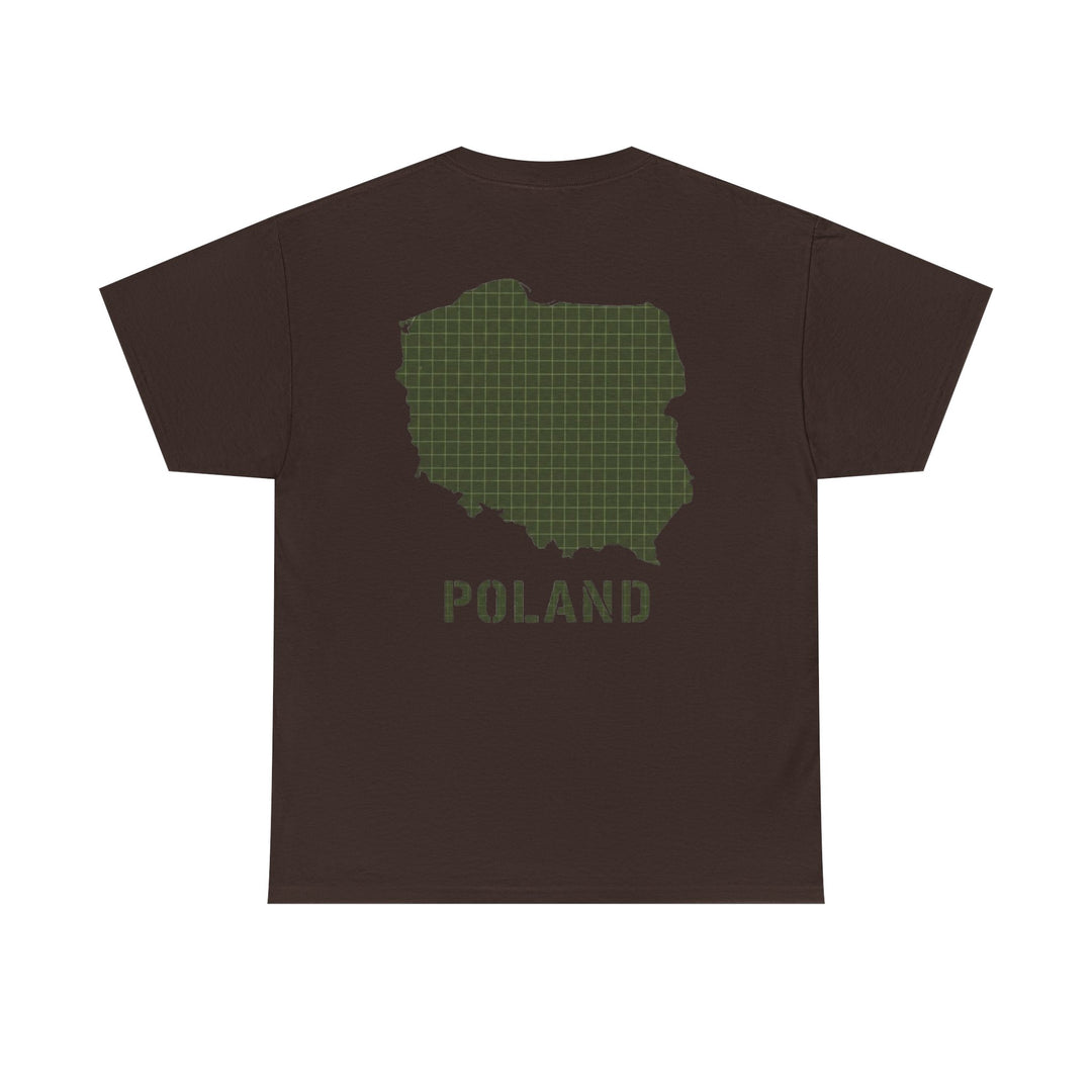 Poland Map T-Shirt — Gallus Logo Military-Style Polish Pride Tee