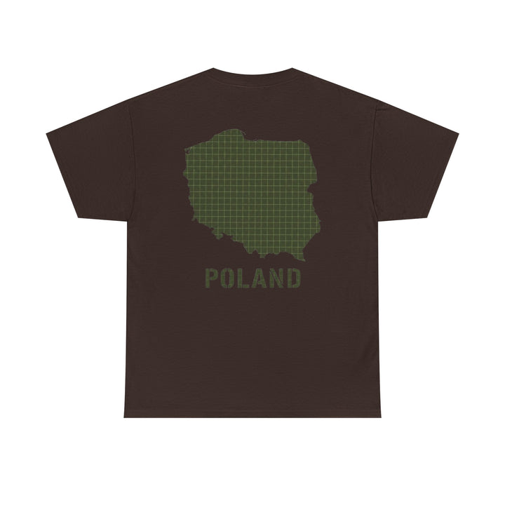 Poland Map T-Shirt — Gallus Logo Military-Style Polish Pride Tee
