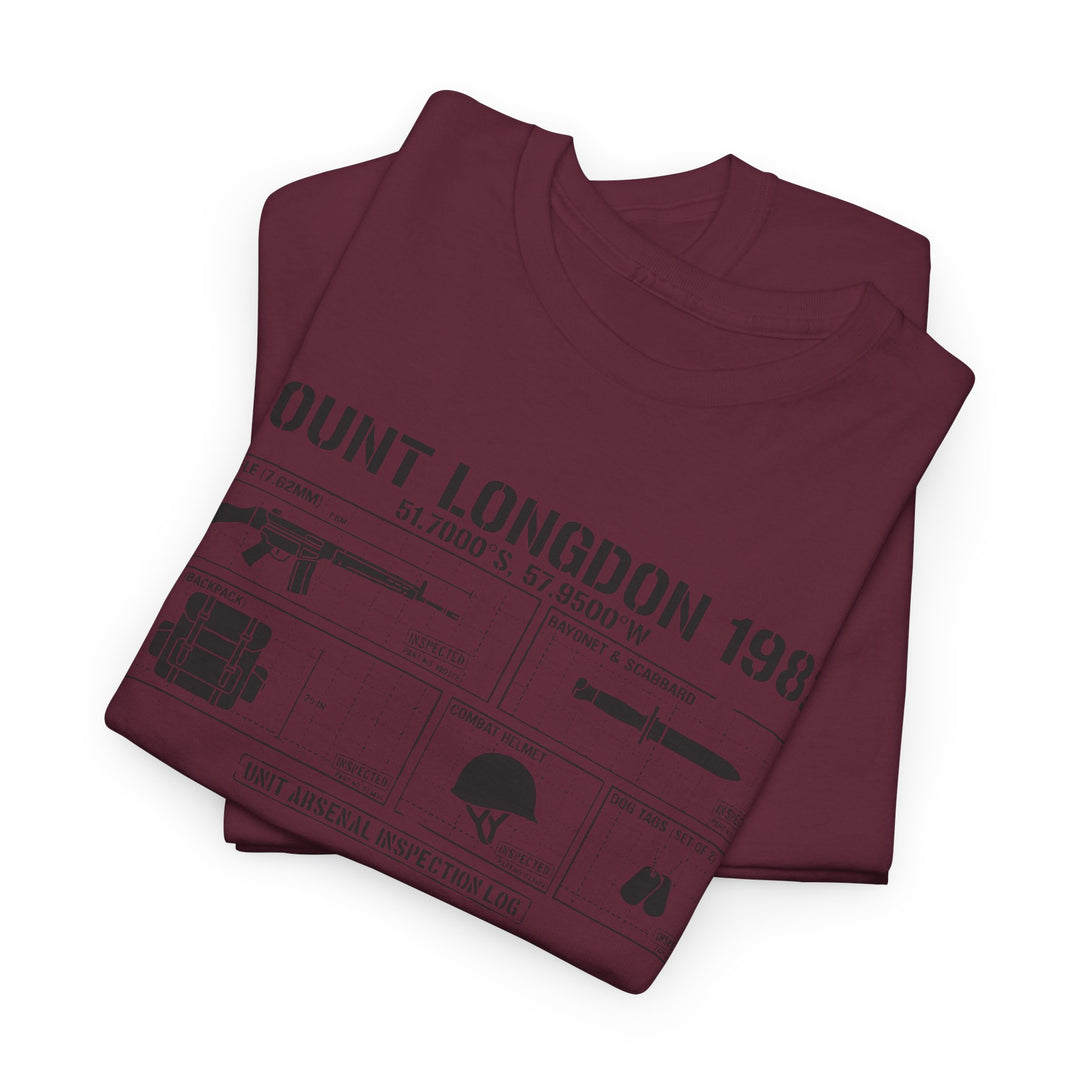 Mount Longdon 1982 T-Shirt — Falklands War Heritage Graphic