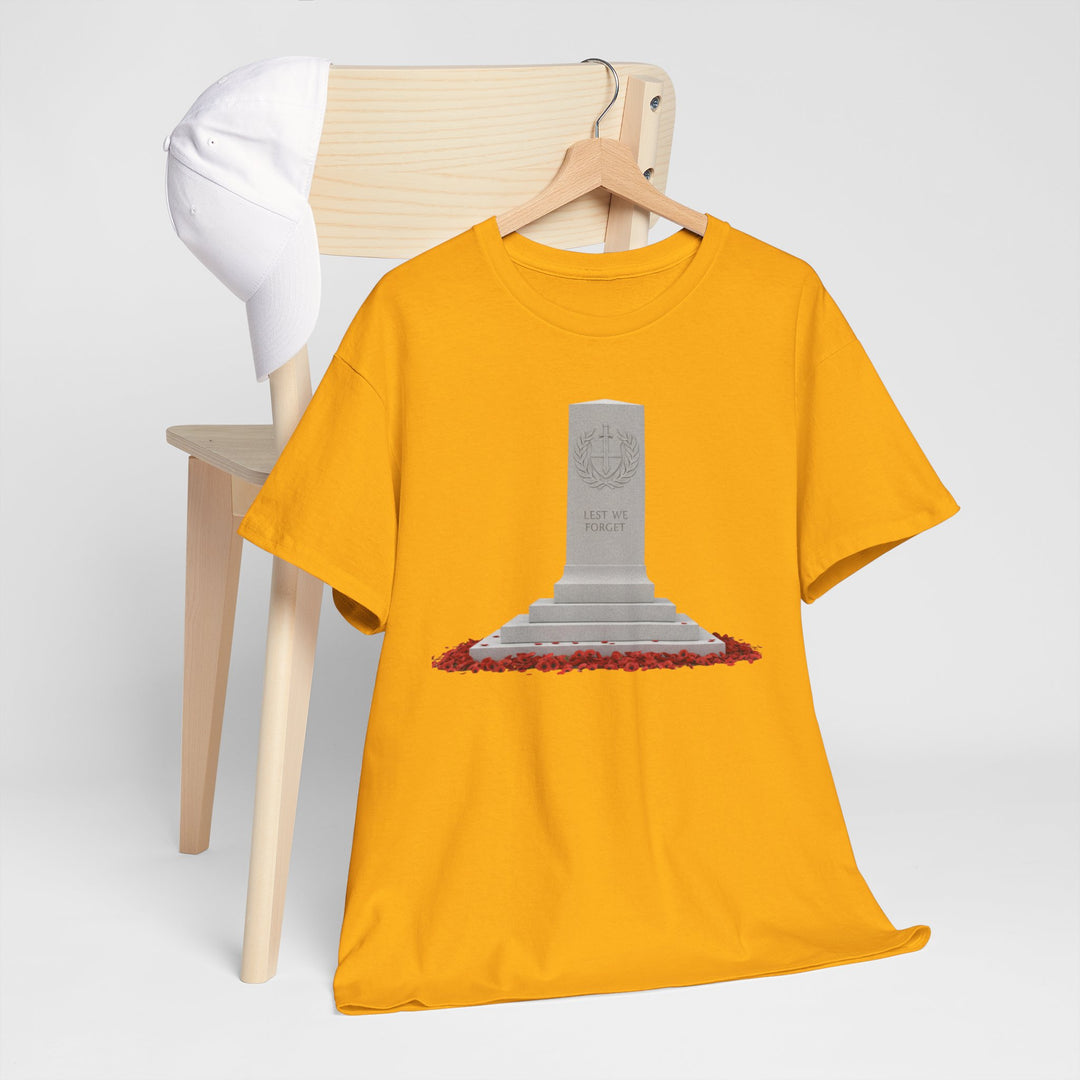 Cenotaph Memorial Tee — Tribute &amp; Remembrance Shirt