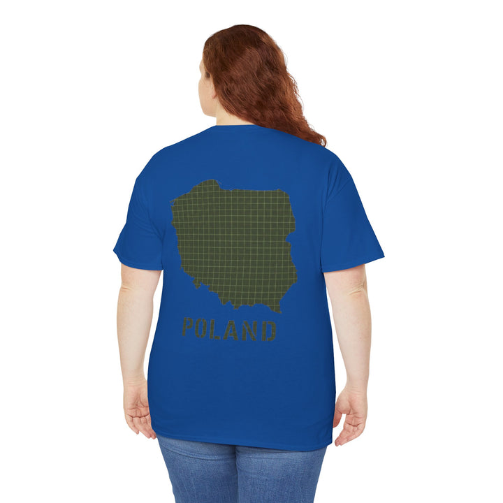 Poland Map T-Shirt — Gallus Logo Military-Style Polish Pride Tee