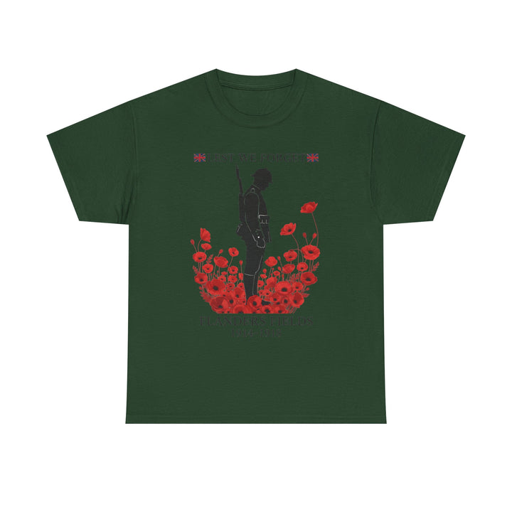Flanders 1914–1918 T-Shirt — Great War Heritage Graphic