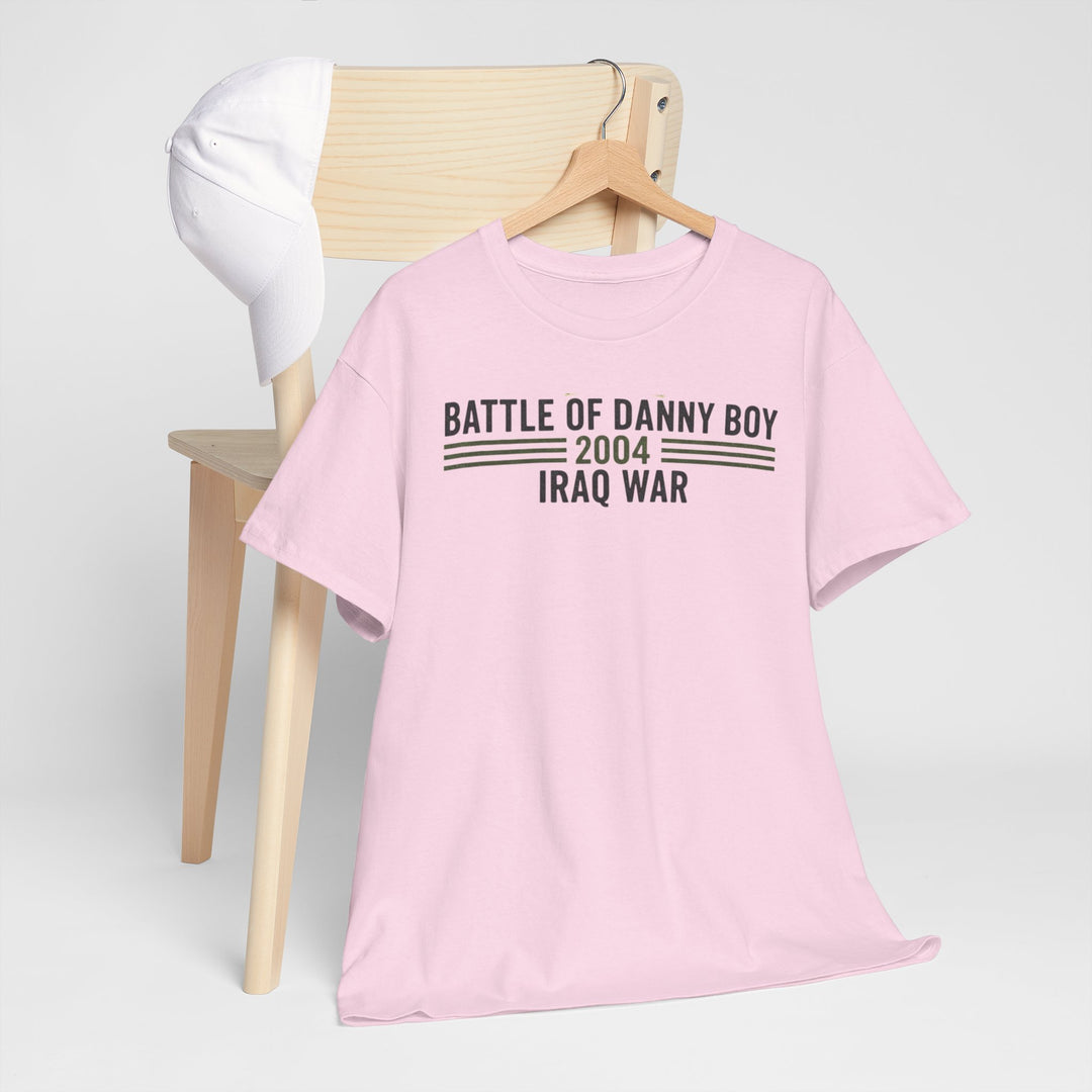 Battle of Danny Boy T-Shirt — Op Telic Iraq 2004 Military Heritage