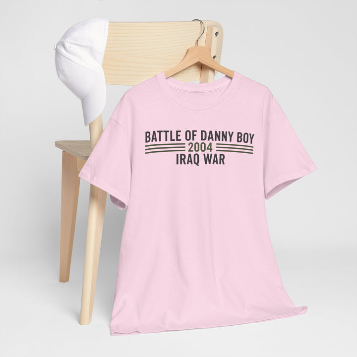 Battle of Danny Boy T-Shirt — Op Telic Iraq 2004 Military Heritage