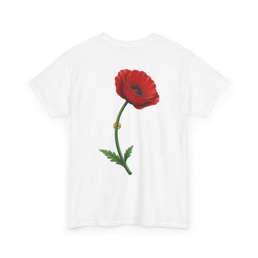 Poppy Single Bloom T-Shirt — Remembrance — alternate product image 9