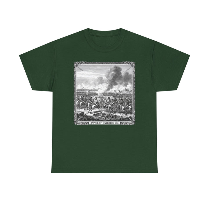 Battle of Waterloo Graphic Tee — Vintage Historical Print T-Shirt