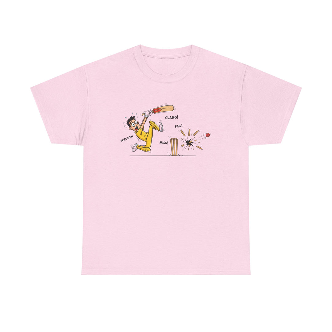Cricket Batter Cartoon Tee | Cricket T-Shirt
