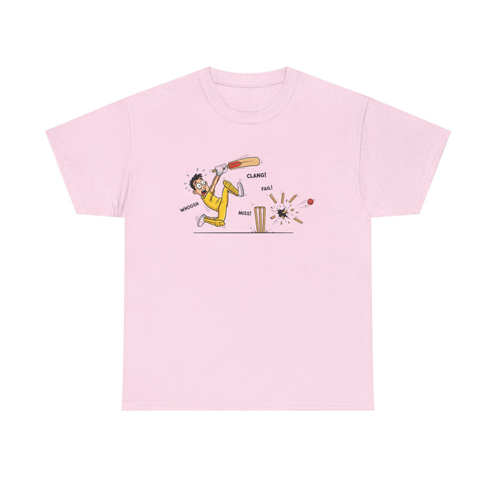 Cricket Batter Cartoon Tee | Cricket T-Shirt