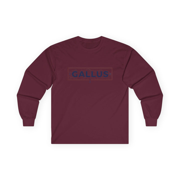 Spain Map Long Sleeve Tee — Gallus Logo Travel Shirt