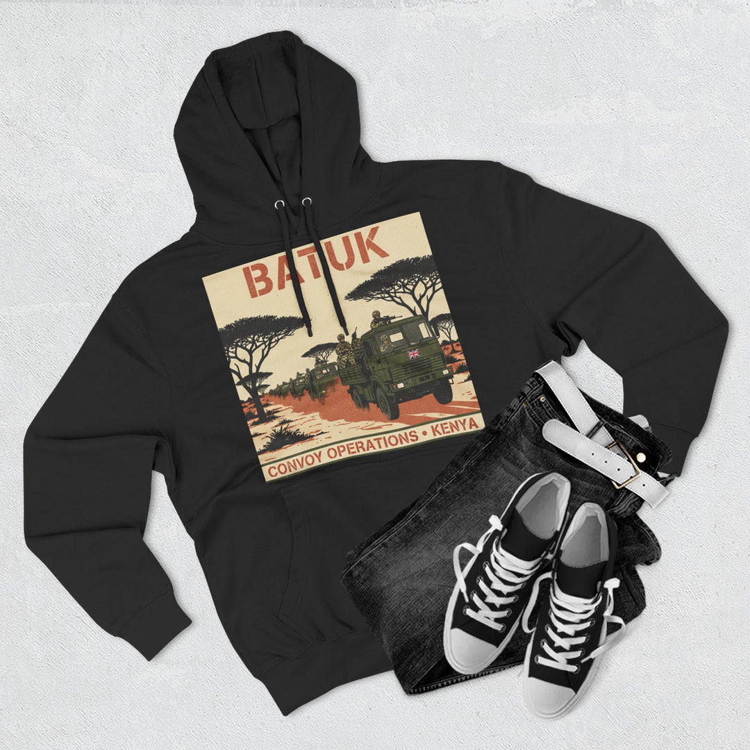 Hoodie - BATUK Kenya Convoy Vintage Safari Graphic