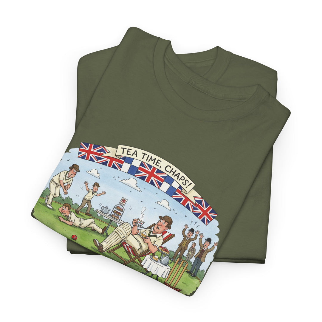 Cricket Tea Time Graphic T-Shirt for Fans