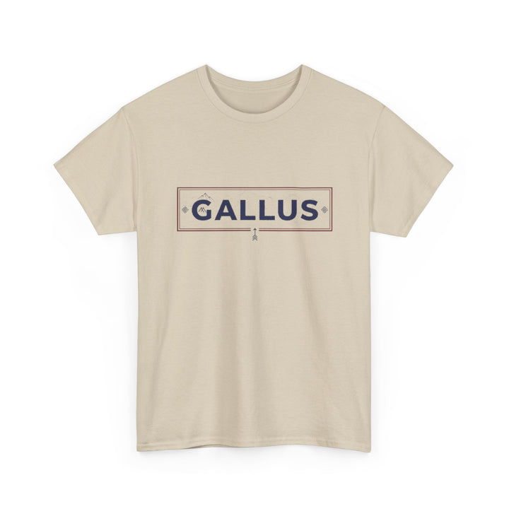 Mountain Graphic Tee — Gallus Logo Adventure T‑Shirt