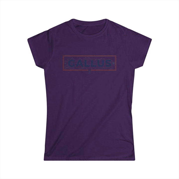 Spain Map Womens Tee — Gallus Logo Travel T‑Shirt