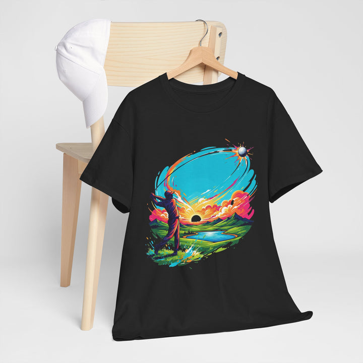 Golf Sunset T-Shirt for Golf Lovers