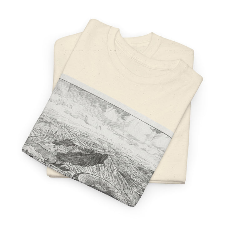 Snowdon Mountain Tee — Vintage Map Illustration with Coordinates