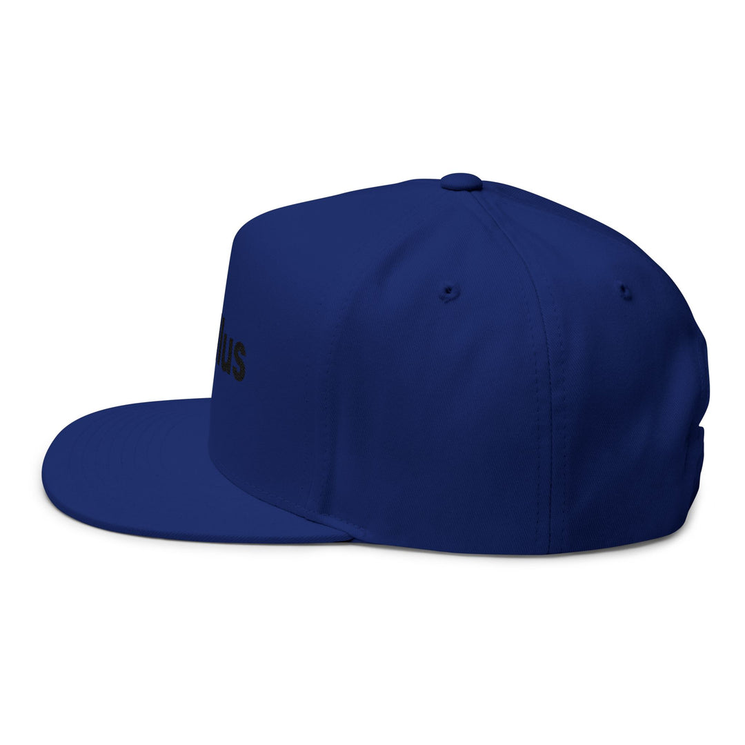 Flat Bill Cap - Embroidered "GALLUS" Retro Patch Snapback