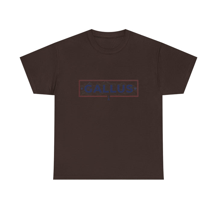 France Map Tee with "GALLUS" Chest Logo