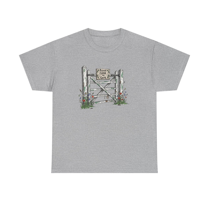 Close the Gate T-Shirt — Rural Discipline Heritage Graphic