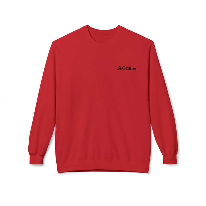 Spain Map Crewneck Sweatshirt — Military Green Grid Spain Graphic